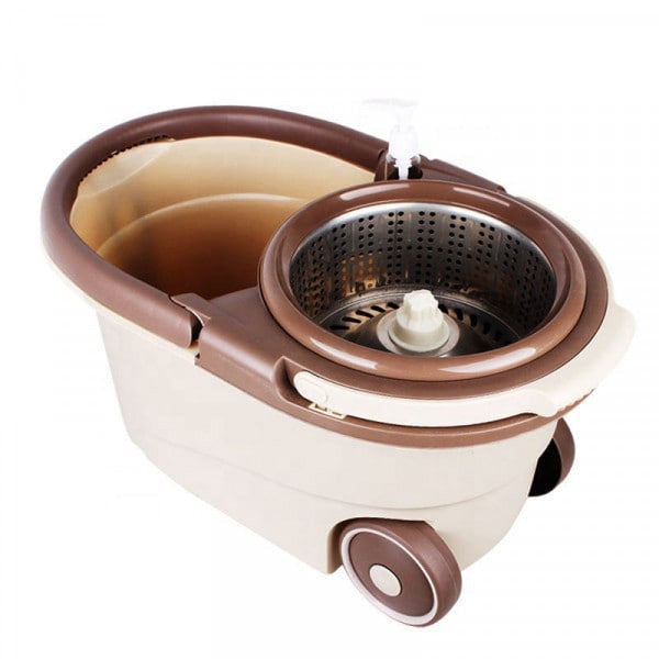 Magic Spin Mop with 360° Rotating Handle – Super Absorbent Microfiber Mop for Home, Office & Kitchen Cleaning