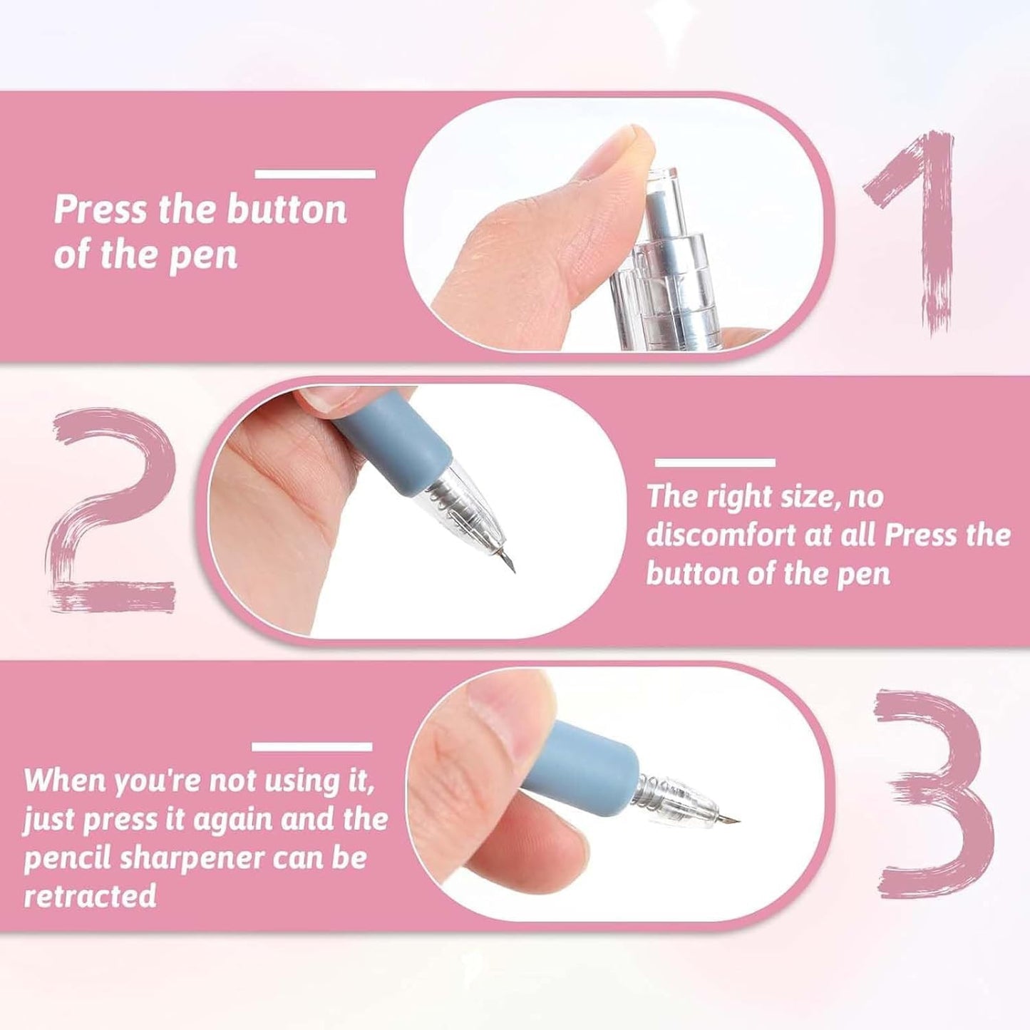 Craft Pen Cutter – Precision Cutting Tool with Retractable Blade & Colorful Grip Set