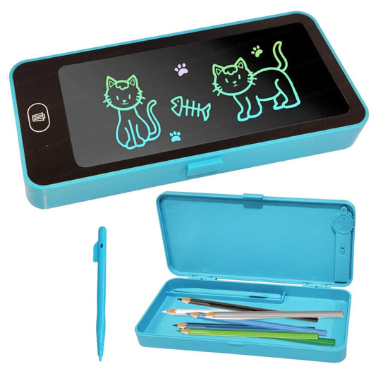 2-in-1 LCD Writing Tablet Pencil Case | Digital Slate & Pencil Box for Kids – Educational & Fun School Supply