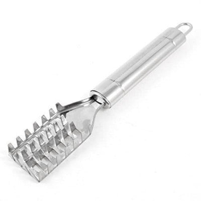 Stainless Steel Fish Scale Remover – Non-Slip Handle, Fast & Safe Descaling Tool for Home & Restaurant Use