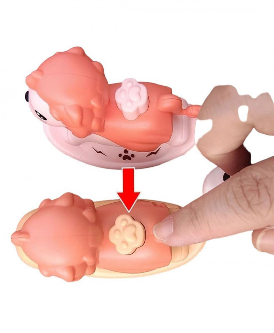 Press & Go Lion Toy – Push Down & Roll Vehicle for Toddlers