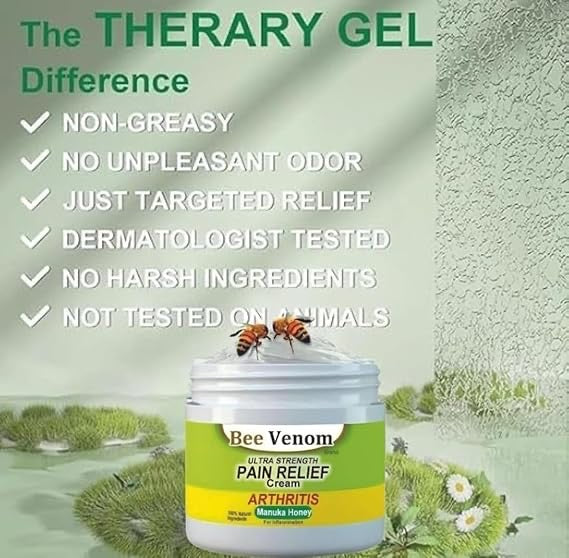 Bee Venom Pain Relief Cream | Bee Venom Joint and Bone Therapy Cream | (100g)