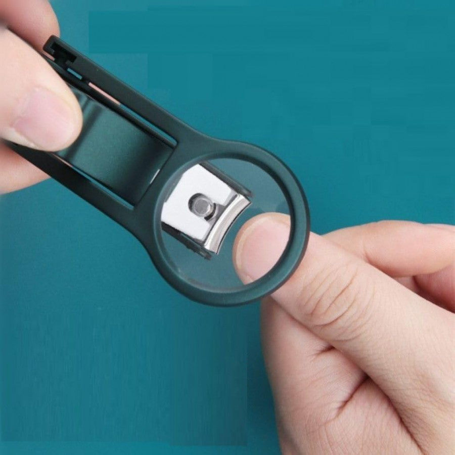 Magnifying Nail Cutter with 3X Lens – Precision Stainless Steel Trimmer for Easy & Safe Grooming