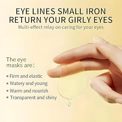 Under Eye Patches for Puffy Eyes, 24K Gold Dark Circle Remover for Women & Men, Reduce Wrinkles, Under Eye Bags, Moisturizing Improves Elasticity (60 Patches Pack)