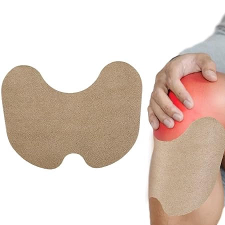Pecute Pain Relief Knee Patches | Heat Patches for Pain Relief Hot Moxibustion Wormwood Sticker for Knee | 100% Safe & Natural Products & No Side Effects, Instant Relief from Knee Pain