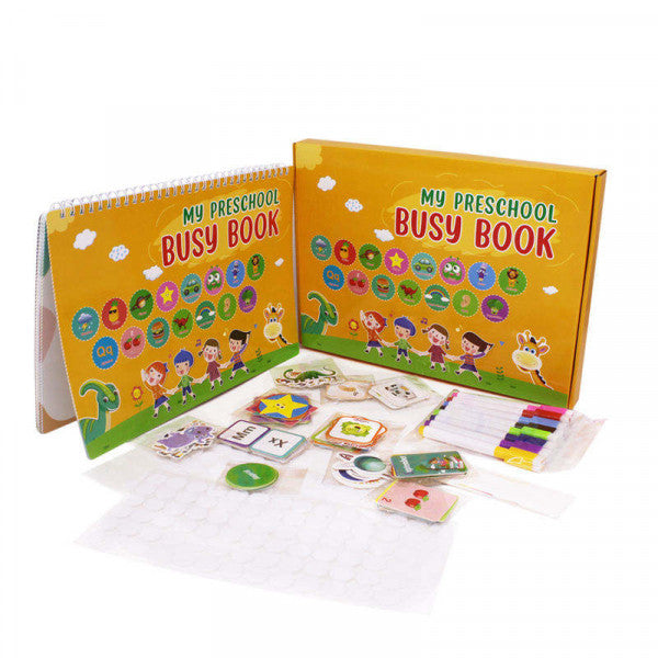 My Preschool Busy Book – Montessori Activity Book for Toddlers (Ages 2–4)