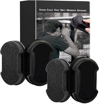 Nano Coated One-Way Disposable Mirror Film – Privacy Nano Layer for Windows & Rearview Mirrors | Reflective Privacy Sheet