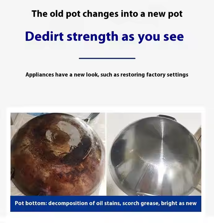 Magic pot washer Upgraded version cleanser rust remover pot bottom cleaner - 200ml pack