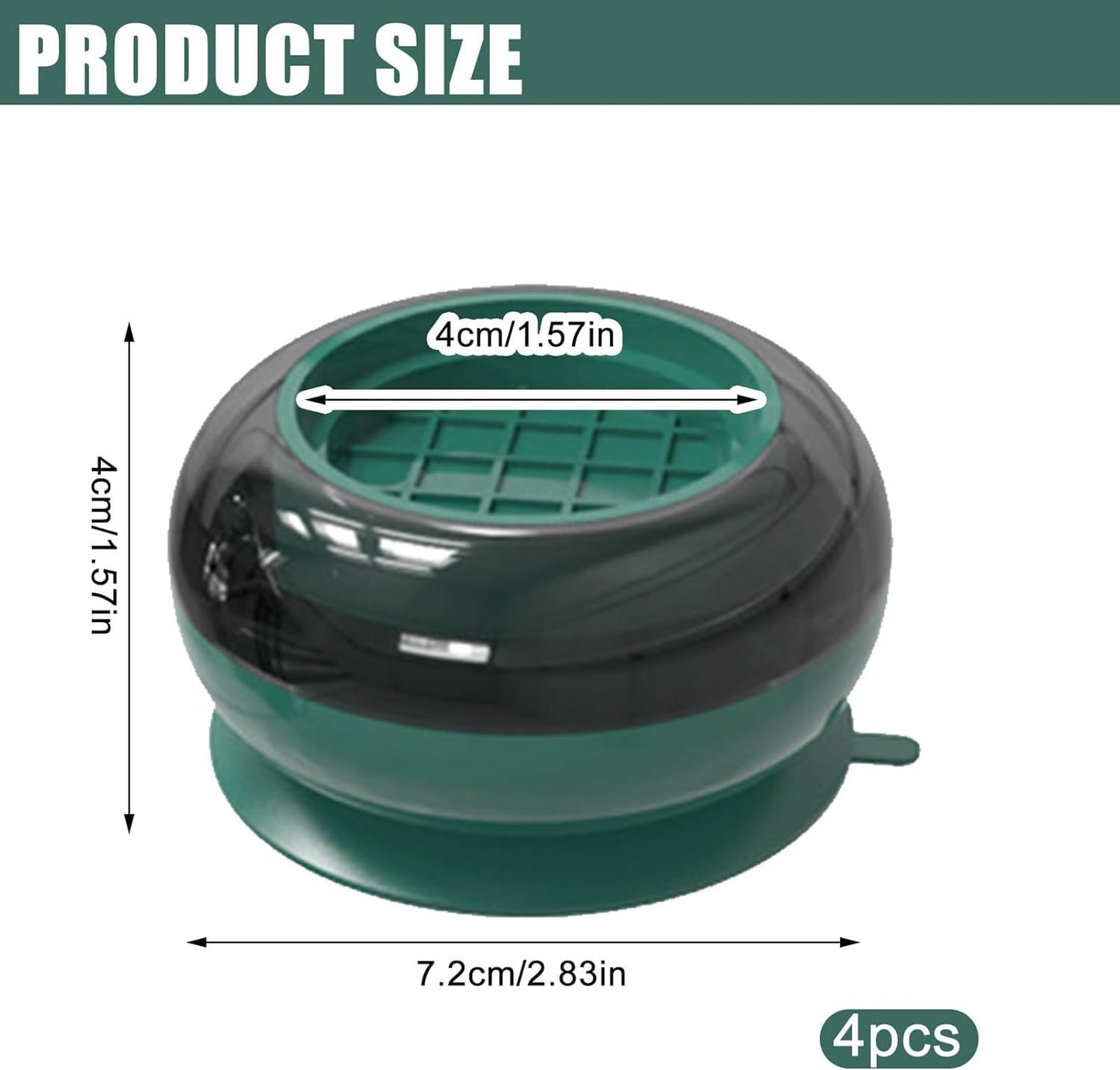 Washing Machine Pads - Shock & Noise Cancelling Support, Reducing Anti Slip Anti Vibration Feet Pads, Anti-Walk Dryer Washer Pads (4pcs Pack)