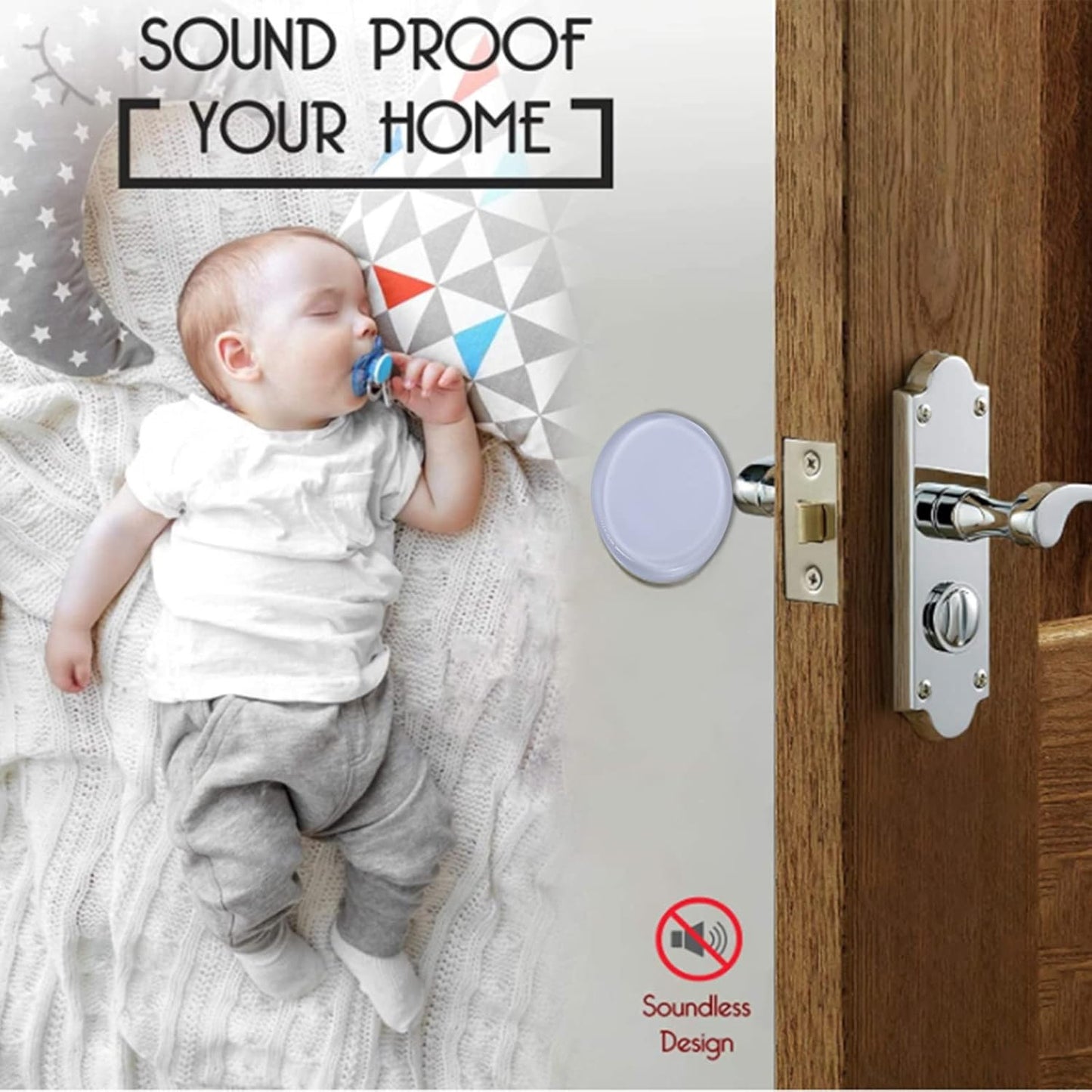 Clear Silicone Wall Protector Pads – Shock-Absorbing Door Bumpers with Strong Self-Adhesive for Scratch-Free Walls (Set of 6)