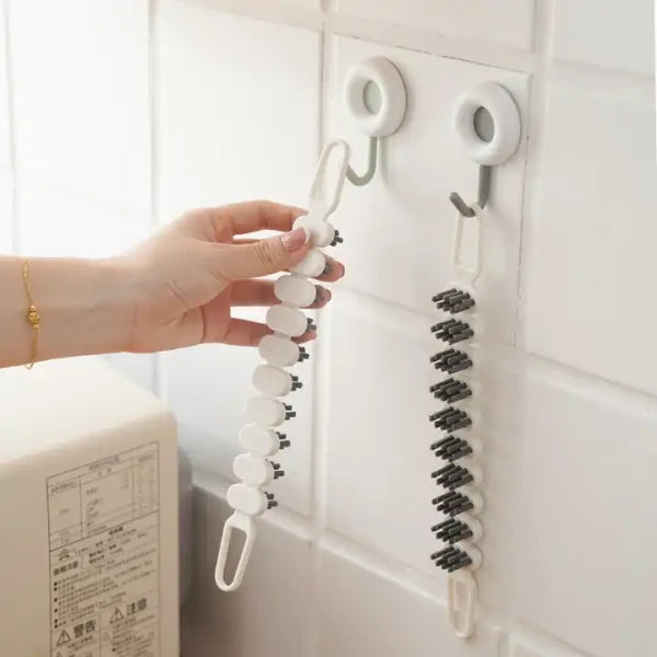 New Flexible Gap Cleaning Brush – Deep Crevice Dirt Remover with Ergonomic Handle & Hanging Hook