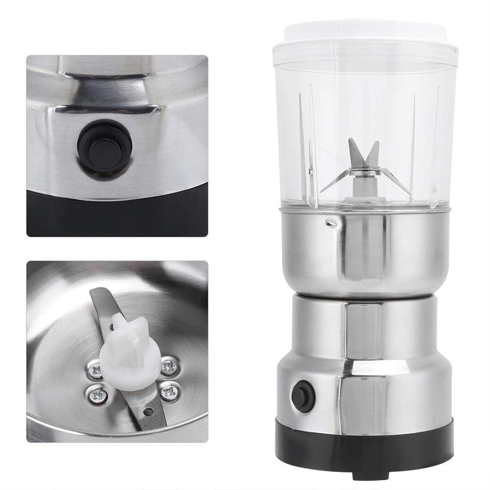 Adjustable Electric Coffee Grinder & Juicer – Stainless Steel Blade Multi-Purpose Spice & Bean Grinder (100–300W)