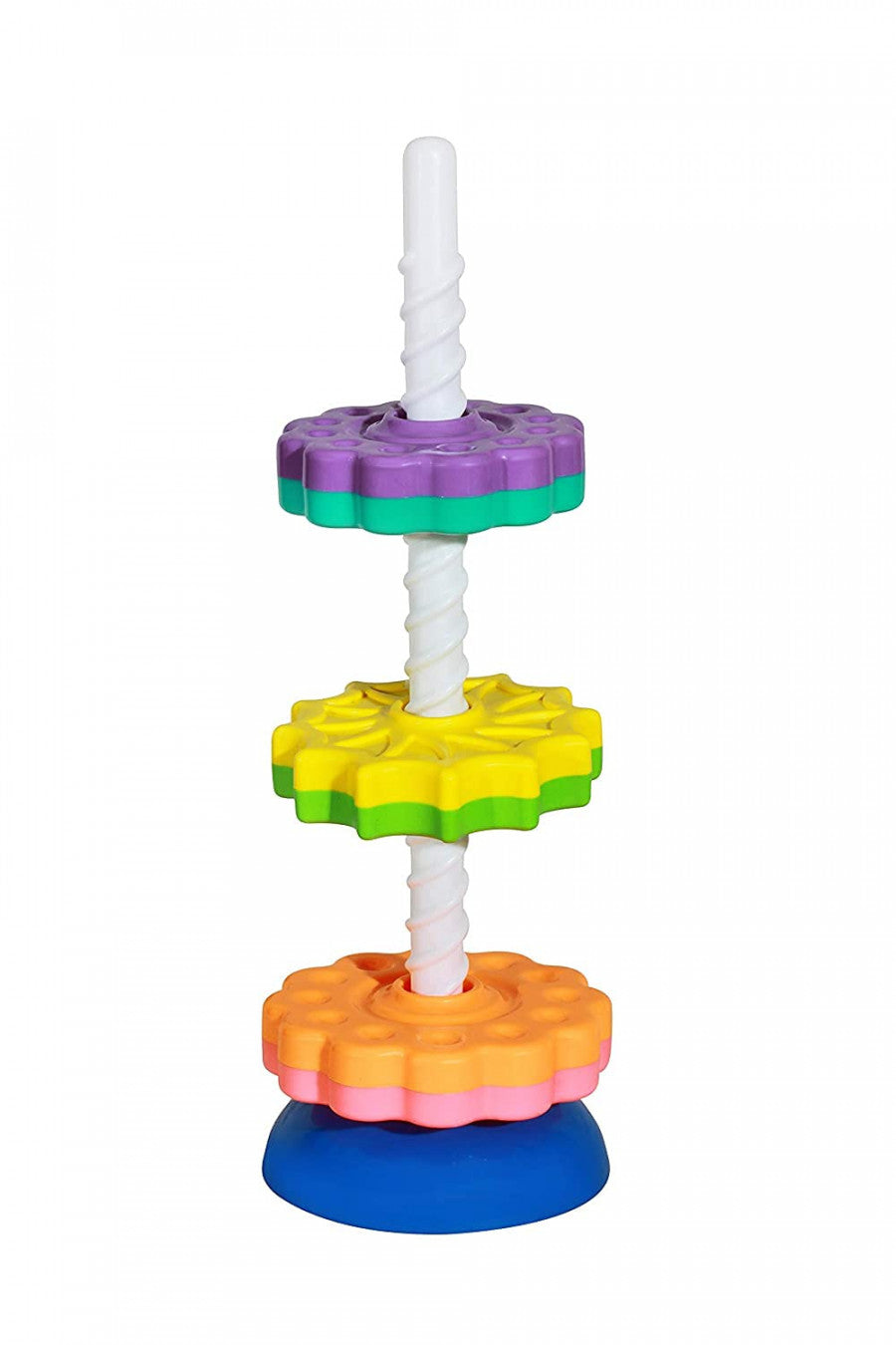 Spinning Tower Game – Fun Stacking & Balancing Game for Kids, Family & Party Play - Multicolor