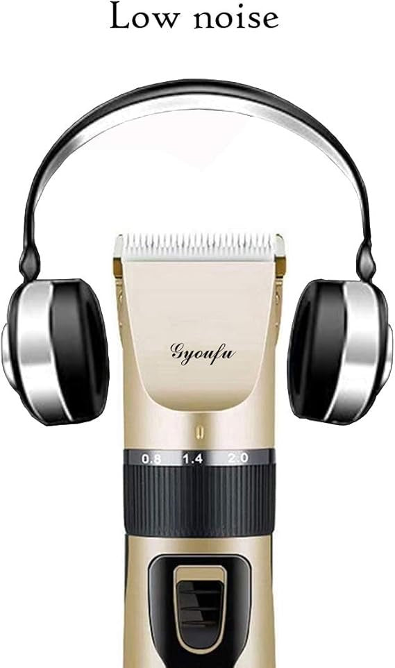 Rechargeable Cordless Hair Clippers – For Men, Women & Pets | 4 Combs + Scissors | Haircut, Beard, Sideburns & Grooming Kit