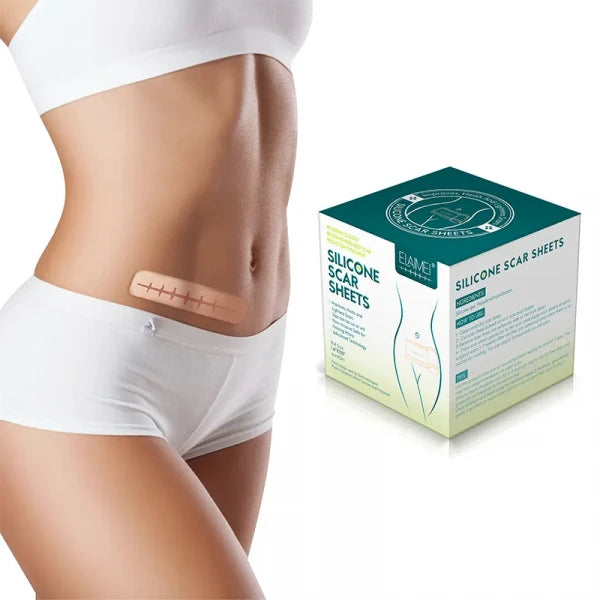Silicone Scar Sheets Strips – Reusable Gel Tape for Scar Reduction & Skin Healing
