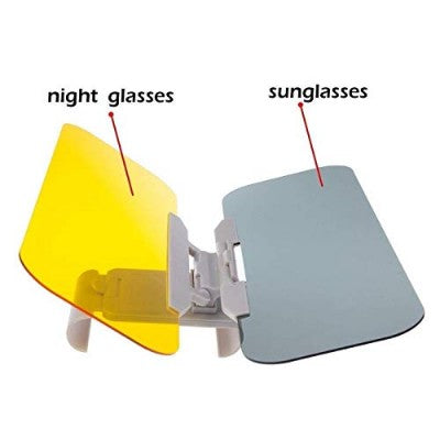 HD Anti-Glare Car Visor Glass – Day & Night Driving Vision Enhancer