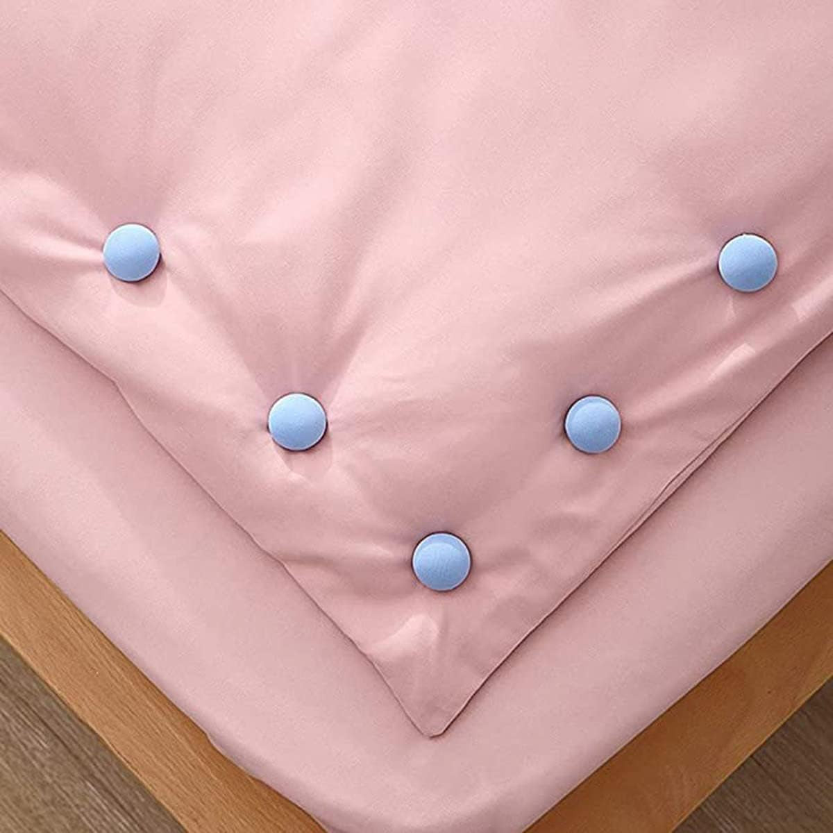 Bed Sheet & Duvet Clips – Non-Slip Fasteners, Easy to Use, Safe & Durable - Multicolor