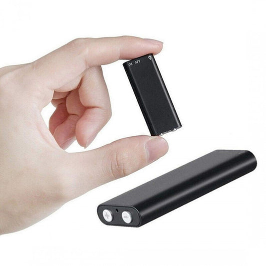 Ultra-Thin Digital Voice Recorder – 32GB, Voice Activated, 40H Battery