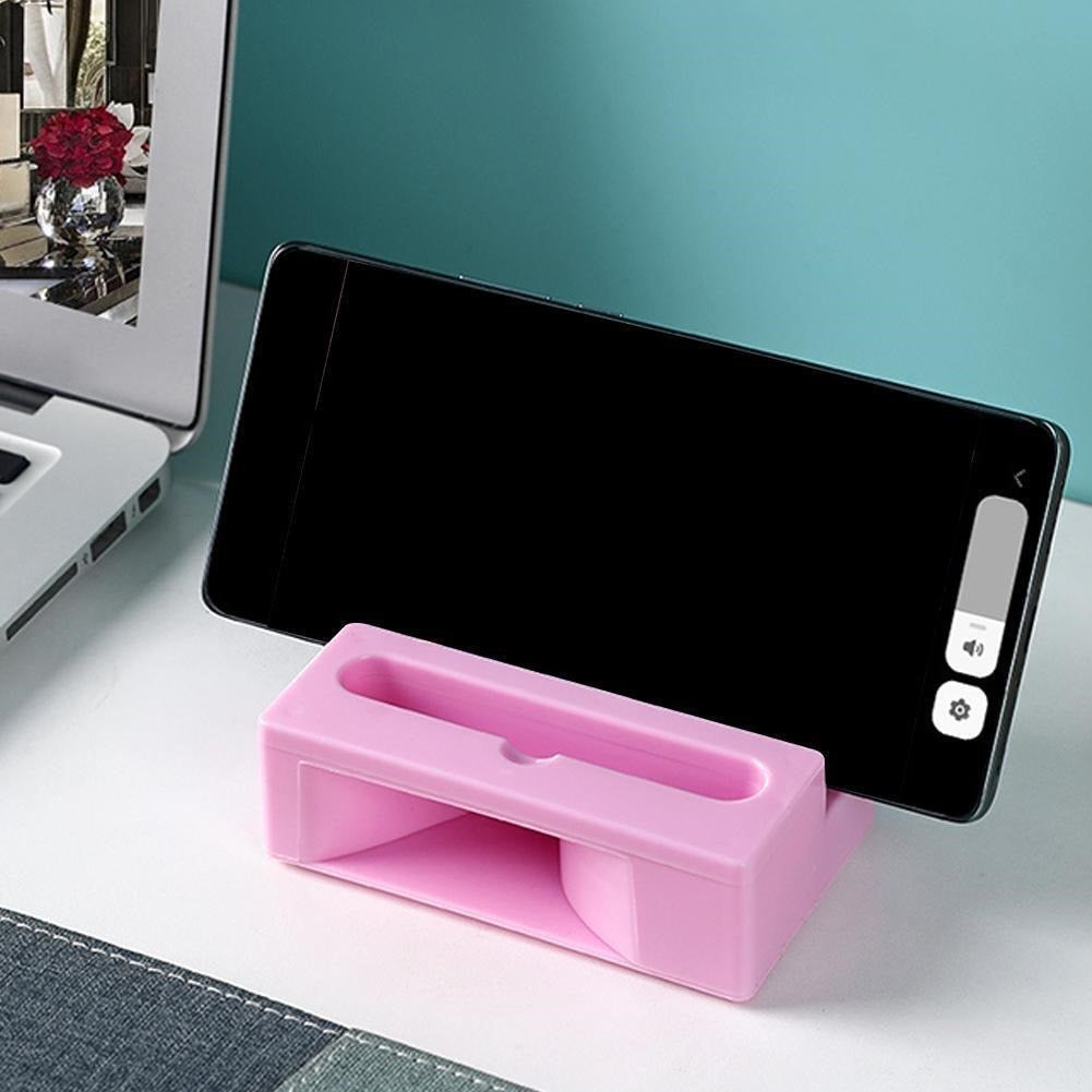Mobile Phone Holder for Mobile Tablets Novelty Desktop Wooden Mobile Desk Stand Bracket Chair Shape Creative Small Plastic Stand