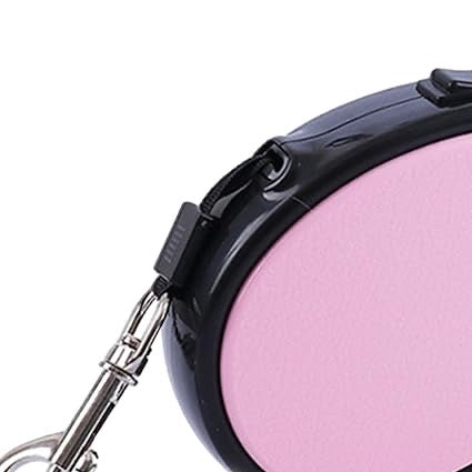 Retractable Dog Leash Single Handed Fast Lock Braking System Dogs Cats Rope Pink 3m | Pet Supplies | Dog Supplies | Leashes & Head Collars