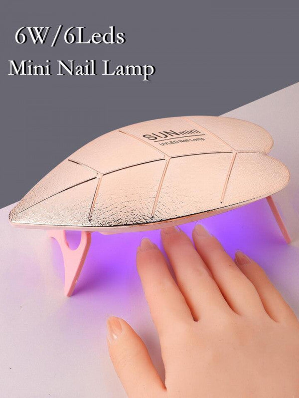 Leaf Shaped Sun Mini Nail Art Lamp – Portable UV/LED Gel Curing Light