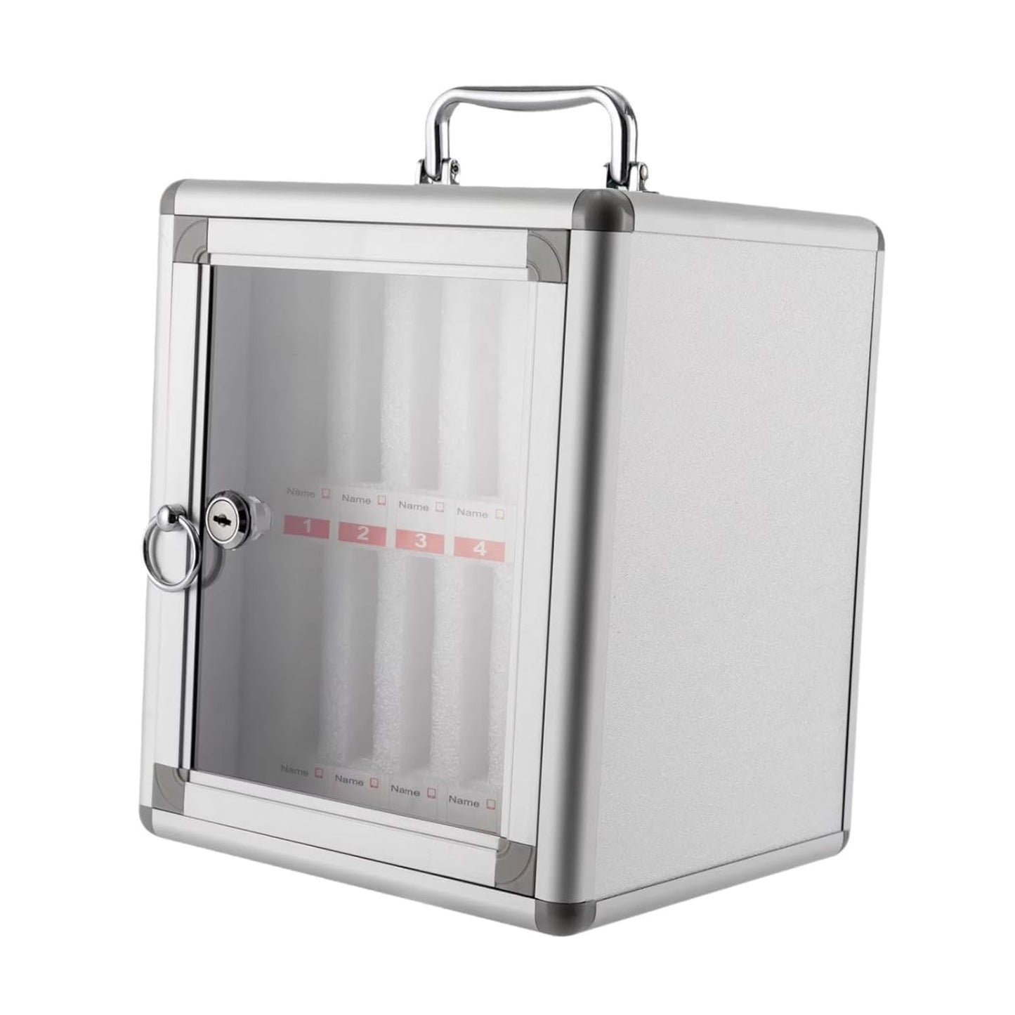 Mobile Phone Storage Cabinet Safe Deposit Box Metal Cell Phone Locker with Numbered & Lock for Classroom Examination Factory Work(24 Slot)