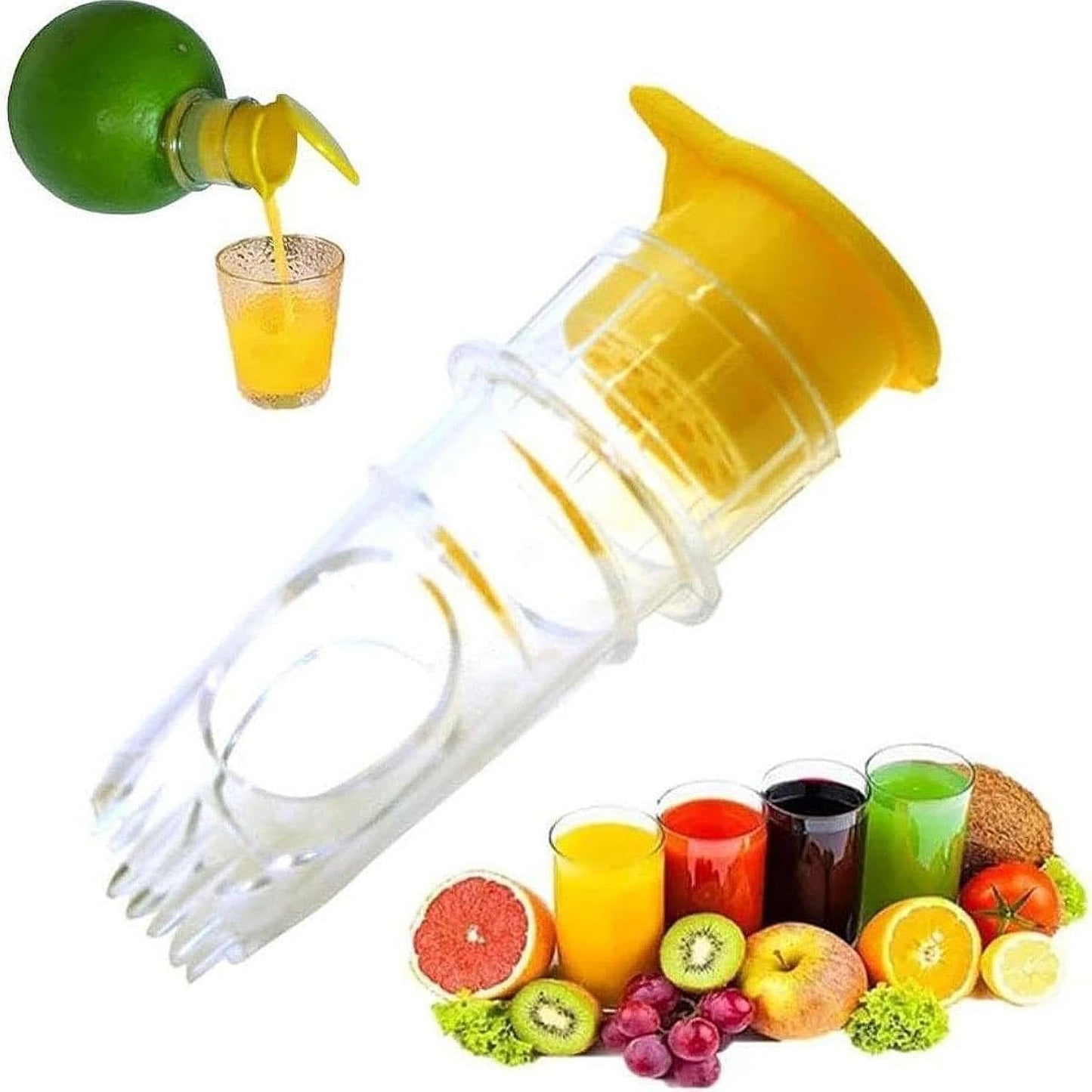 Lemon Lid Screw-Top Squeezer – Portable Manual Citrus Juicer