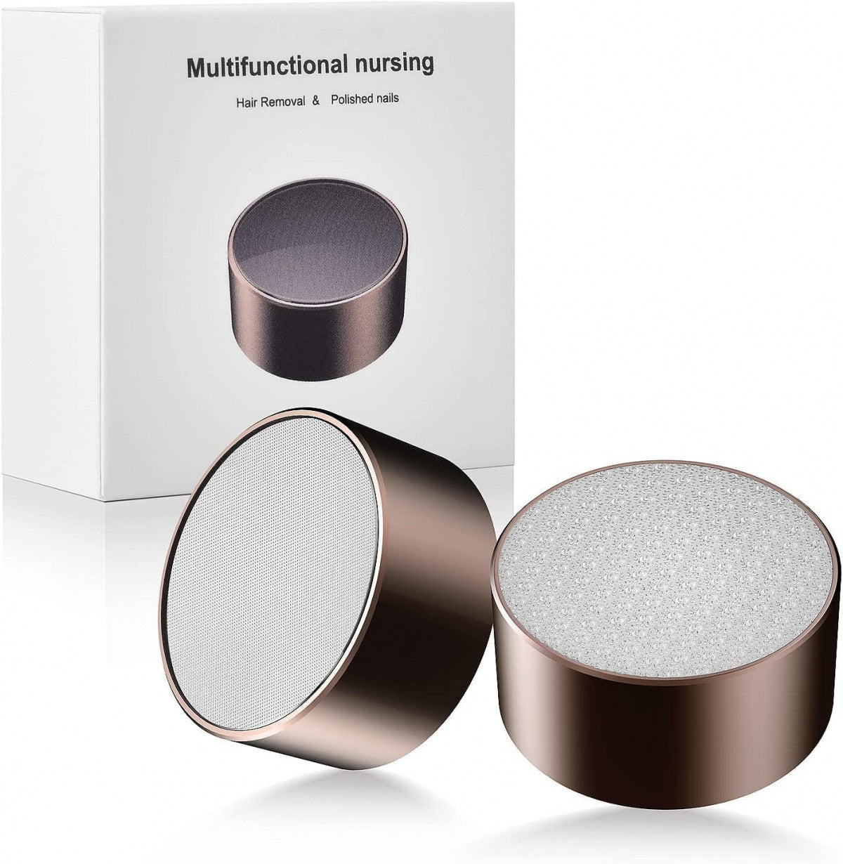 3-in-1 Painless Crystal Hair Eraser | Hair Removal + Foot Rasp + Skin Smoother