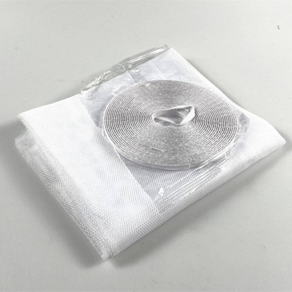 Nylon Window Screen Mesh with Self-Adhesive Tape – 150x150cm Washable & Cut-to-Size Insect Net