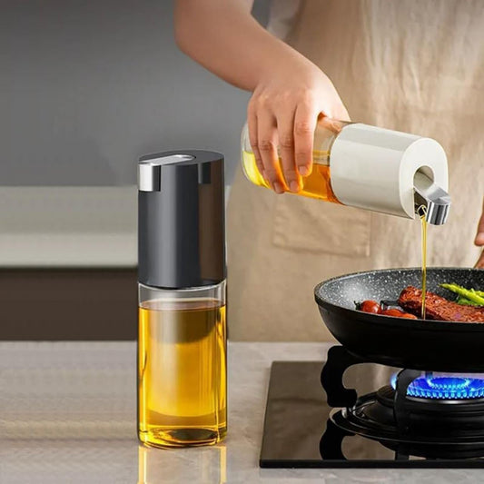 500ML Automatic Oil Dispenser Bottle – Precision Pouring with Gravity-Flip Lid