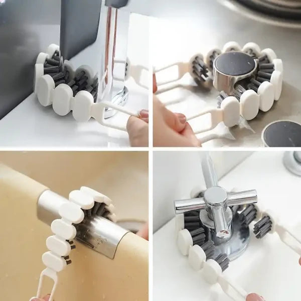 New Flexible Gap Cleaning Brush – Deep Crevice Dirt Remover with Ergonomic Handle & Hanging Hook