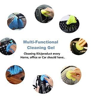 Reusable Car Cleaning Gel | Multipurpose Dust Remover Putty for Car Vents, Keyboard, Laptop & More | Lavender-Scented Eco Gel