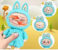 Labubu Face-Changing Doll Keychain – Cute Emotional Expression Charm