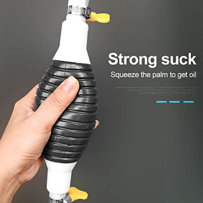 Manual Fuel Transfer Pump – Quick Siphon Hand Pump for Cars, Bikes & Equipment