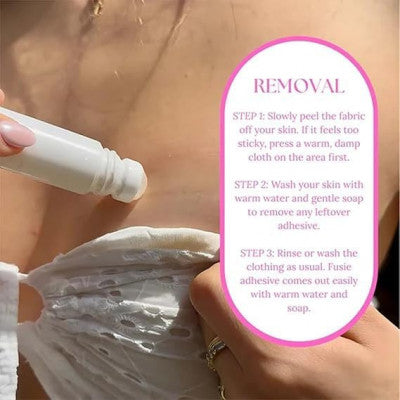 Sweatproof Roll-On Fashion Adhesive for Saree & Dress Hold