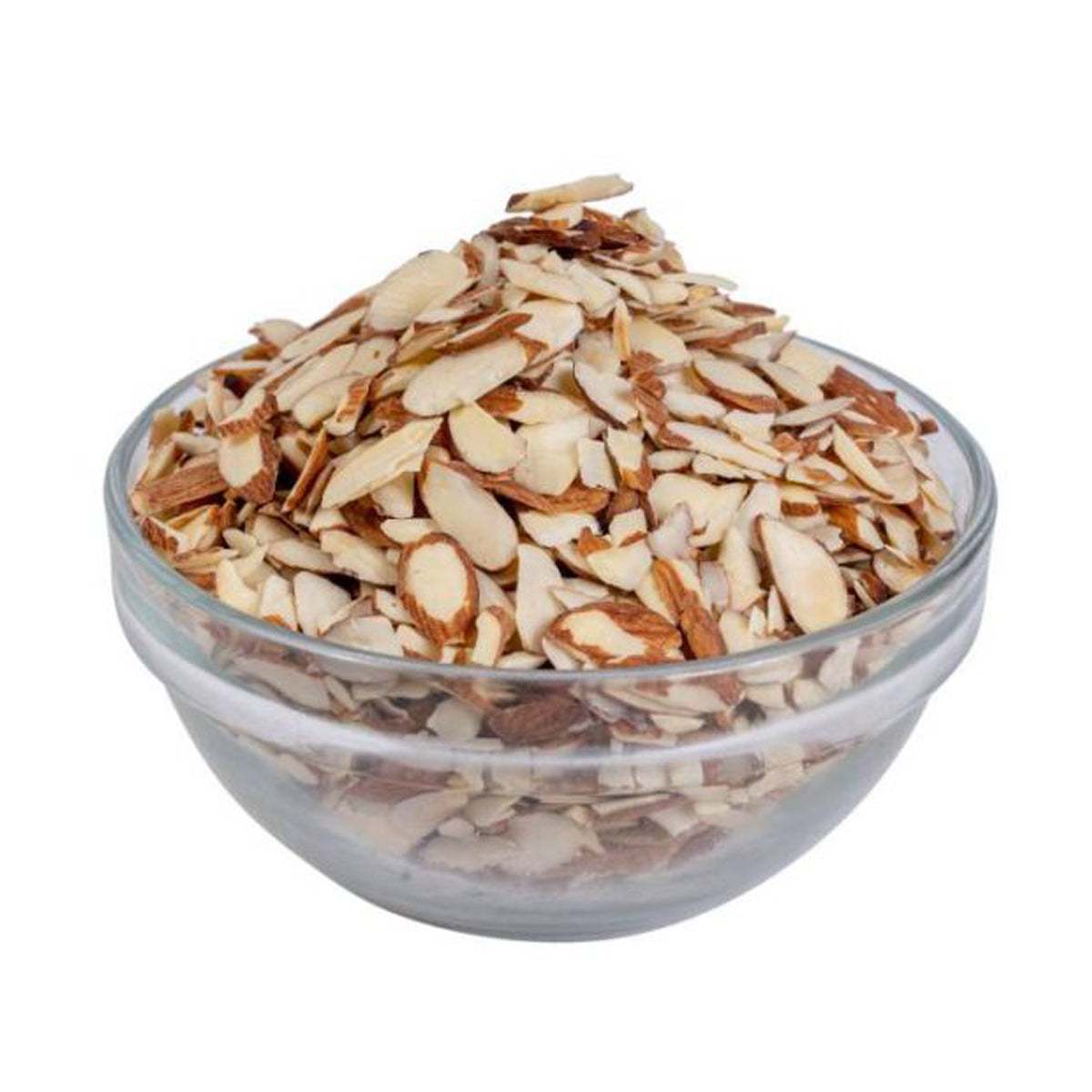 Premium Raw Almond Chips, Natural Badam, Fresh & Unsalted Crunchy Almonds Snacks | Healthy & Tasty