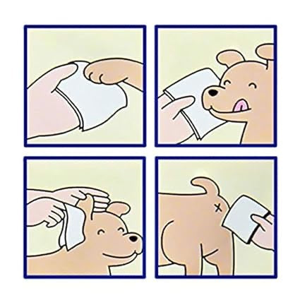 Pet Wet Wipes, Anti-Bacterial Cat & Dog Wipe, Soft Pet Moist Tissue Towelettes, Grooming Daily Care Wet Wipes for Dogs, Pups, Cats - (15X20 cm) - 50 wipes pack