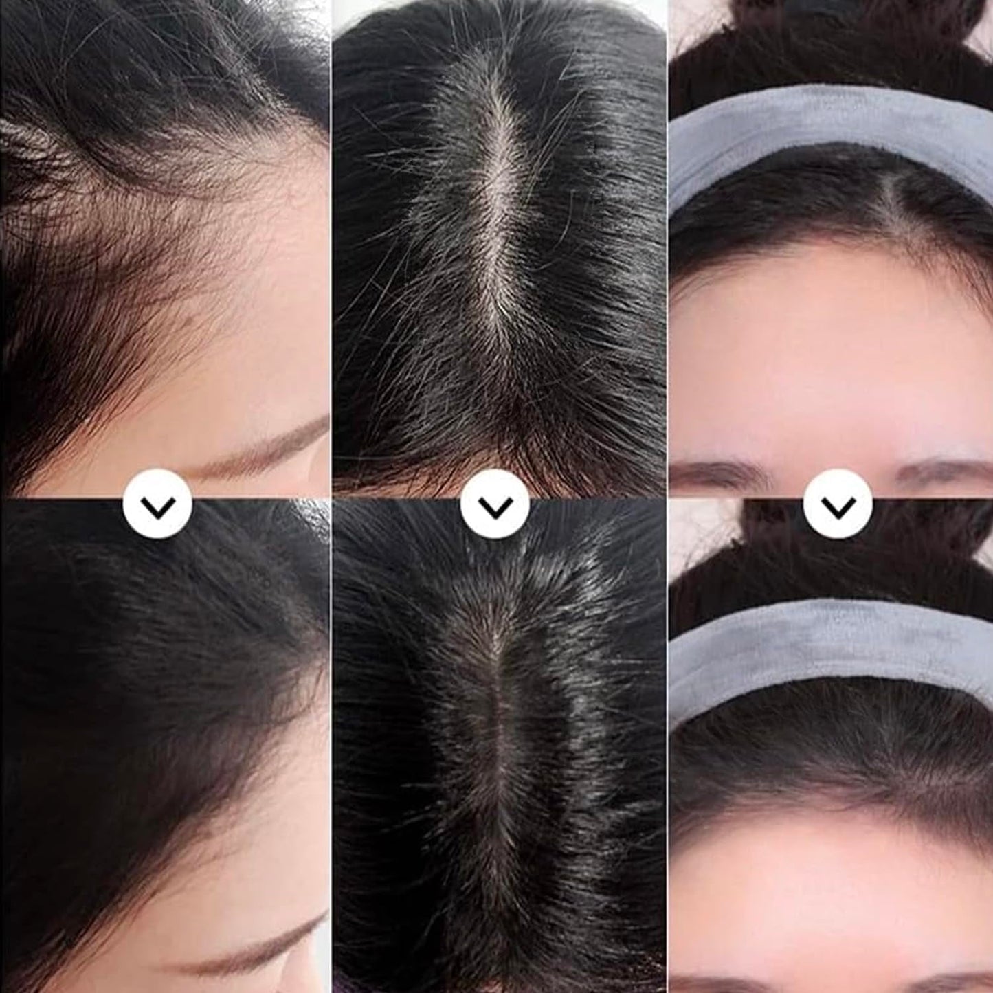 Hairline Powder Instantly Conceals Hair Root Touch Up Hair, Hair Toppers for Women & Men, Hair Fibers for Thinning Hair Non Sticky, Cover Up, Stain-Proof Long Lasting