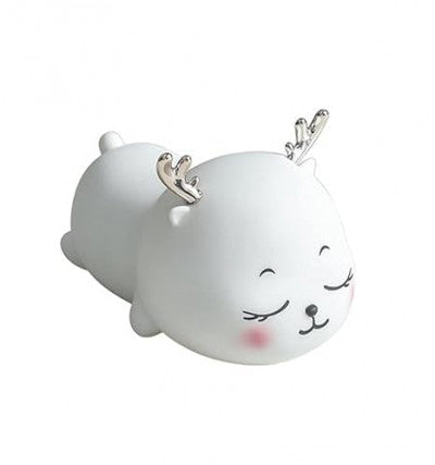 Silicone Deer Night Lamp – Soft Touch 7-Color Rechargeable Kids Bedside Light