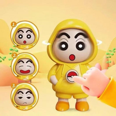 Shinchan Face Changing Keychain – Cute Cartoon Bag & Car Charm