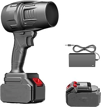 Cordless Leaf Blower with 24V Battery – High-Pressure Electric Blower for Lawn Care, Patio, Car Drying & Snow Removal