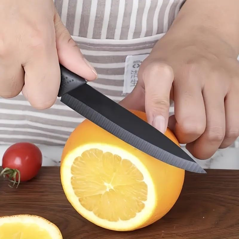 3-Piece Stainless Steel Chef Knife Set – Razor-Sharp, High Carbon Blades with Safety Covers | Cleaver, Chef Knife & Utility Knife