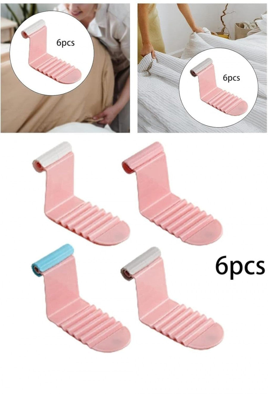 BedSheet Holder Clips – Anti-Slip Sheet Grippers for a Perfectly Tucked Bed