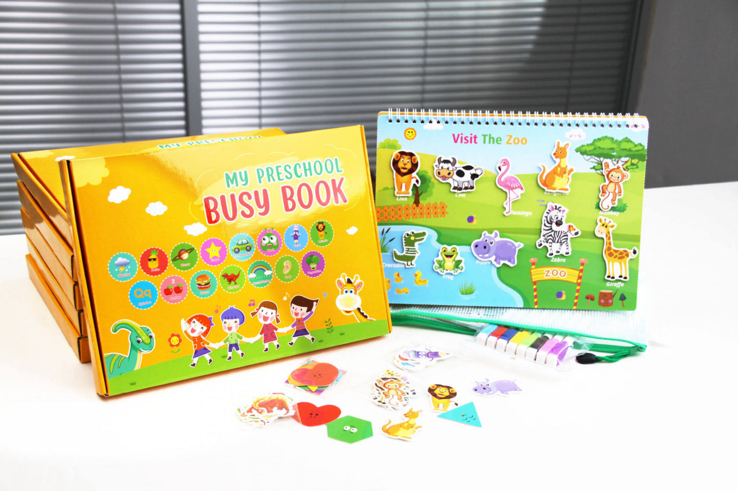 My Preschool Busy Book – Montessori Activity Book for Toddlers (Ages 2–4)