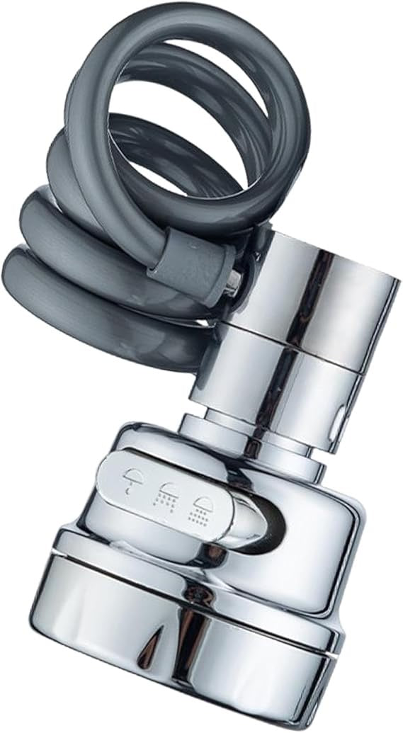 Kitchen Sink Sprayer, Sink Sprayer Attachment for Faucet, Faucet Sprayer Attachment, Faucet Extender Aerator with Stretchable Hose, Kitchen Water Saving Sink Sprayer, 3 Water Outlet Modes