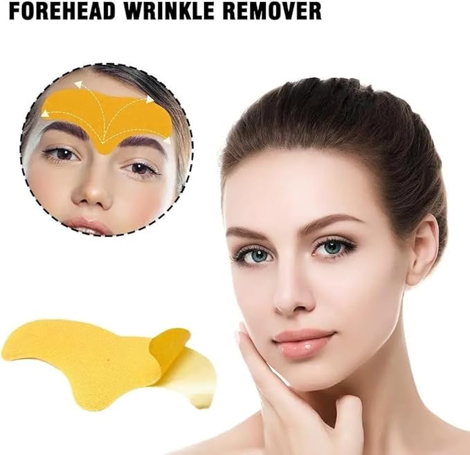 Forehead Wrinkle Patches | 10-Pack Anti-Wrinkle Lifting Strips with Collagen & Natural Botanicals