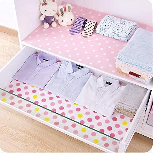 Plastic Non Slip Kitchen Drawer Mat/Shelf Sheet Printed Cabinet/Wardrobe Moisture Pad Table Liners Sheets Household Waterproof Non Slip Paper Roll mat (45*300)