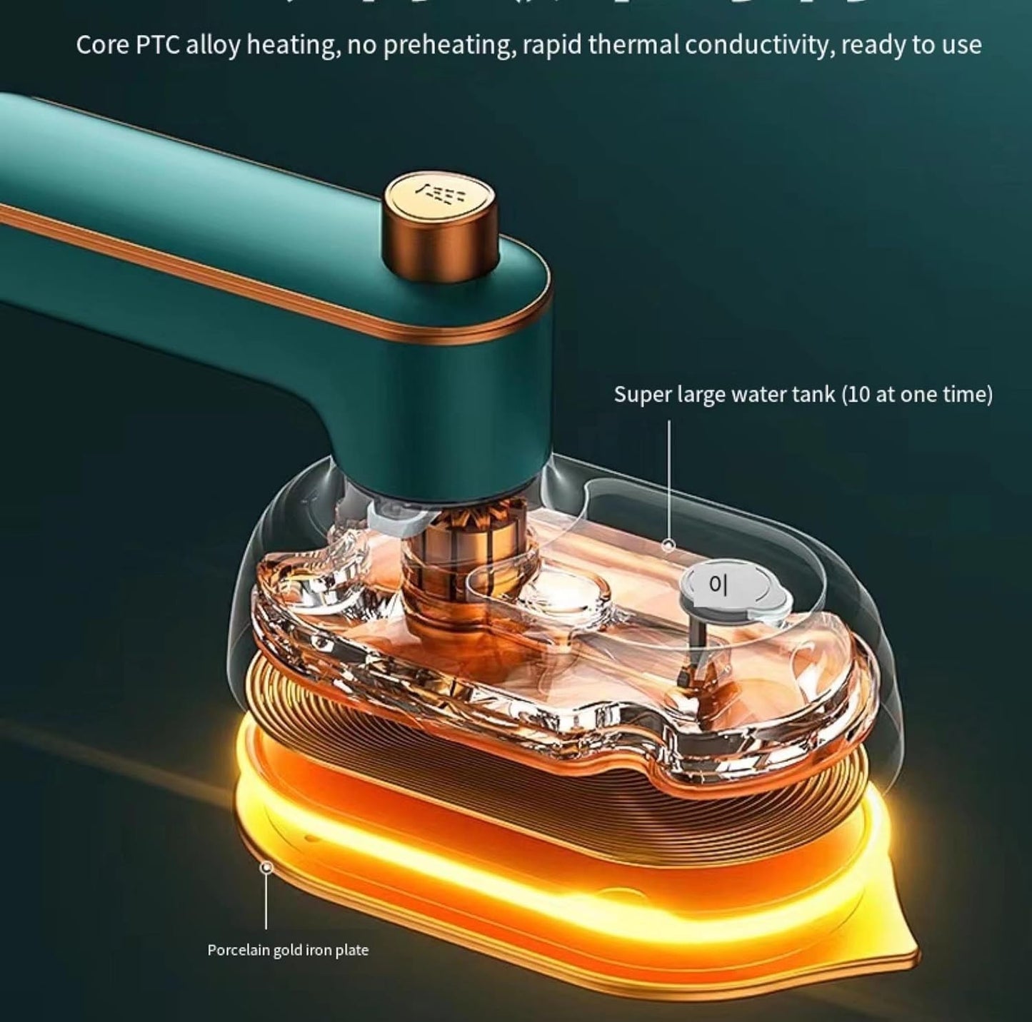 NEW PORTABLE FOLDABLE MINI IRON – 2-in-1 Wet & Dry Travel Steamer