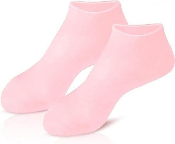 🧦 Silicone Moisturizing Gel Socks – Reusable Hydrating Spa Socks with Vitamin-Enriched Gel