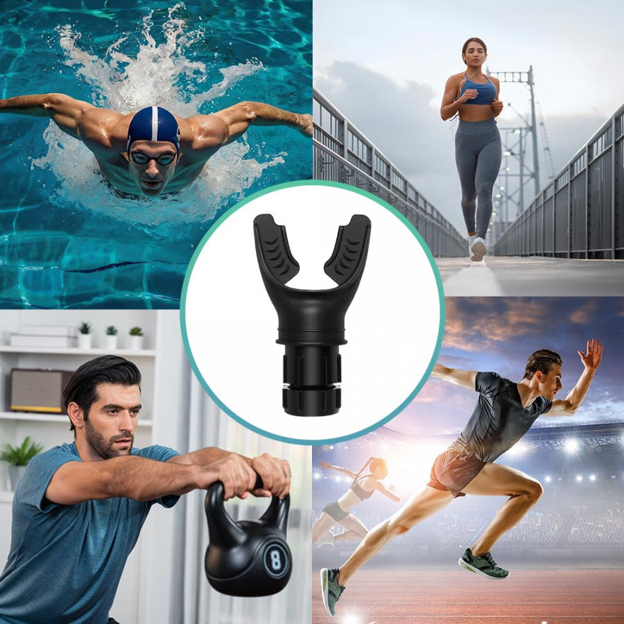 Lung Breathing Trainer – Adjustable Resistance Respiratory Fitness Device